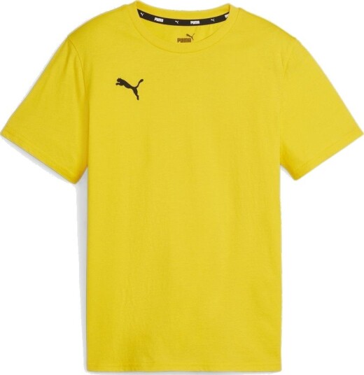 PUMA T skjorte Teamgoal Casuals Raskere Gul/PUMA Svart Barn størrelse 128 cm