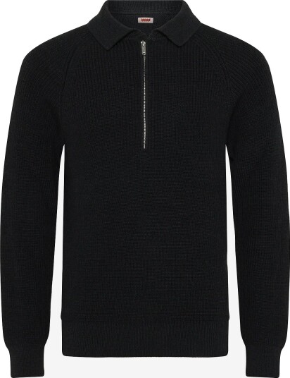 Baracuta Rib Zip Polo ANTHRACITE S
