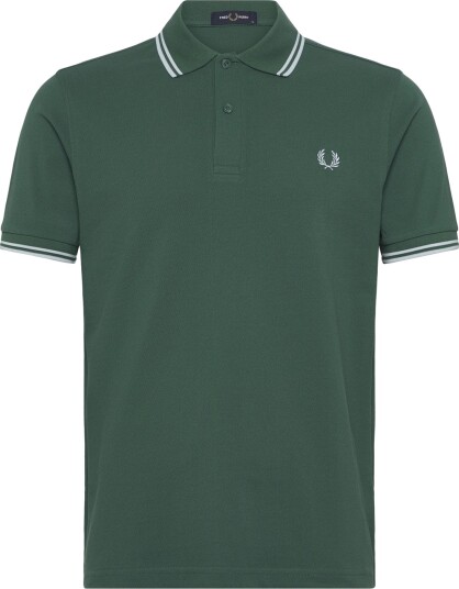 Fred Perry The Twin Tipped Fp Shirt Green XS Fred Perry The Twin Tipped Fp Shirt Green XS