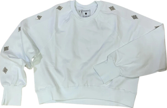 Marcelo Burlon Dame Gensere & Hettegensere Hvit M, Marcelo Burlon Dame Gensere & Hettegensere Hvit M,
