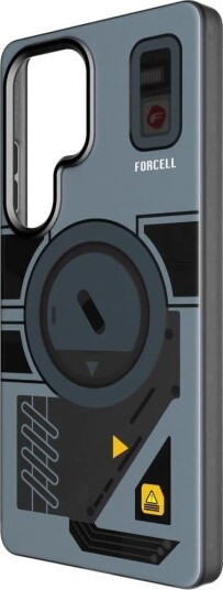Forcell F-Protect Levels Dual Layer 4D Deksel for Samsung Galaxy S25 Ultra - Kompatibel med MagSafe Cybergrå