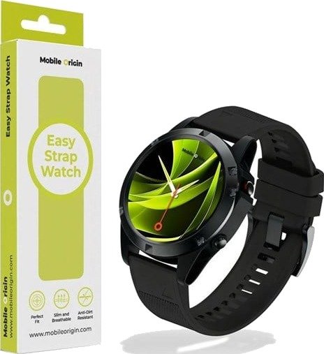 Mobile Origin Easy Strap Watch 22mm Black Mobile Origin Easy Strap Watch 22mm Black