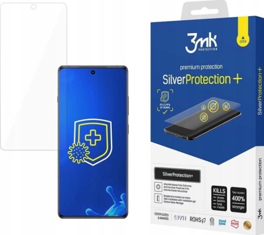 3Mk Silverprotect+ Oneplus 12R Antimikrobiell Våtmontert Film 3Mk Silverprotect+ Oneplus 12R Antimikrobiell Våtmontert Film
