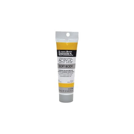 Liquitex Soft Body 59 ml Kadmiumgul Dyp Fargetone 163