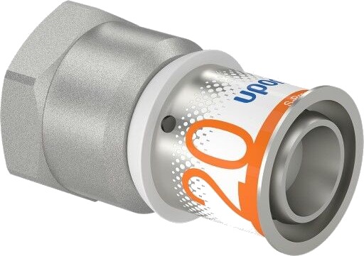 Uponor S-Press Kobling 20mm m/Muffe for Gulvvarme og Vannsystemer