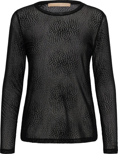 Culture Culaya Mesh Blouse METEORITE FLOWER XL