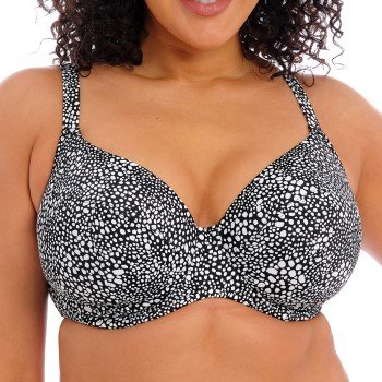 Elomi Pebble Cove Underwire Plunge Bikini Top Svart H 85 Dame