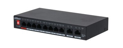 Dahua Technology Poe Dh-Pfs3010-8Gt-96, Uhåndtert, Gigabit Ethernet (10/100/1000), Strøm Over Ethernet (Poe)