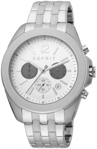 Esprit Herreklokke ES1G159M0055 Field Sølvfarget/Stål Ø45 mm Esprit Herreklokke ES1G159M0055 Field Sølvfarget/Stål Ø45 mm