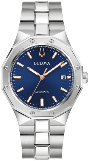 Bulova Herreklokke 96B463 Classic Blå/Stål Ø40 mm Bulova Herreklokke 96B463 Classic Blå/Stål Ø40 mm