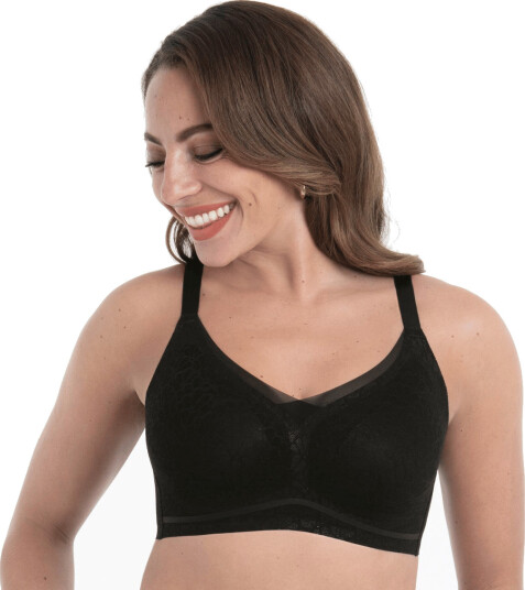Anita BH Essentials Smart Padded Lace Bralette Svart Small Dame Anita BH Essentials Smart Padded Lace Bralette Svart Small Dame