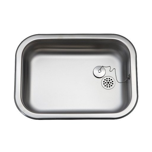 Intra Barents BA480 kjøkkenvask 54x40 cm, rustfritt stål Intra Barents BA480 kjøkkenvask 54x40 cm, rustfritt stål