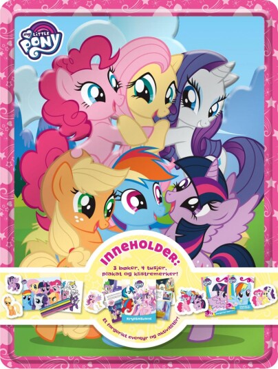 My Little Pony. Tinnboks m/aktivitetsbøker My Little Pony. Tinnboks m/aktivitetsbøker