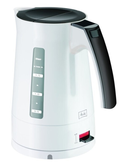 Melitta Enjoy Aqua 1,7 L 2400 W Sort Hvit Vannivåindikator Trådløs