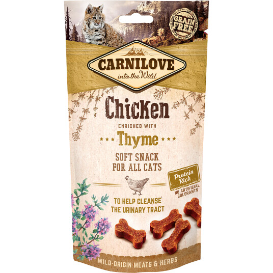 Cat Semi Moist Snack Chicken & Thyme 50 G X 10 Stk.