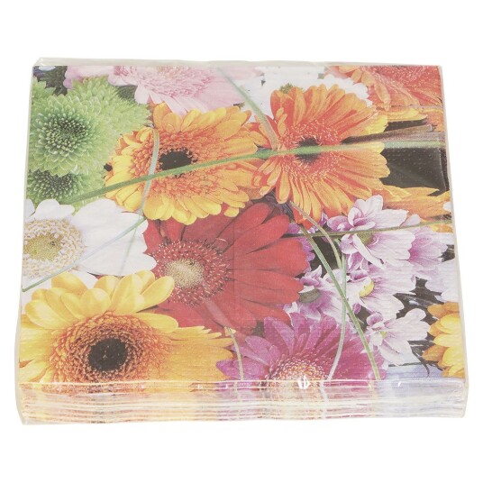 Serviett chrysanthemum 20pk Original