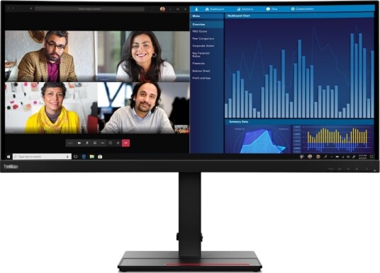 Lenovo ThinkVision P34w-20 Kurvet 34" WQHD Skjerm med USB-C Dock Lenovo ThinkVision P34w-20 Kurvet 34" WQHD Skjerm med USB-C Dock