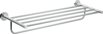 Hansgrohe Logis Universal håndklehylle /m håndklestang, krom Hansgrohe Logis Universal håndklehylle /m håndklestang, krom