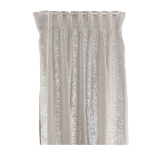 Scandi Living Serenity gardinlengde med multibånd 129 x 250 cm Greige