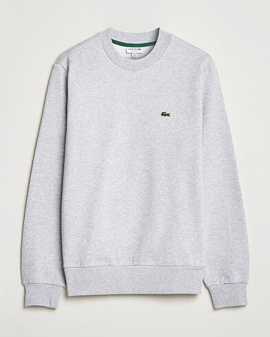 Lacoste Crew Neck Sweatshirt Silver Chine