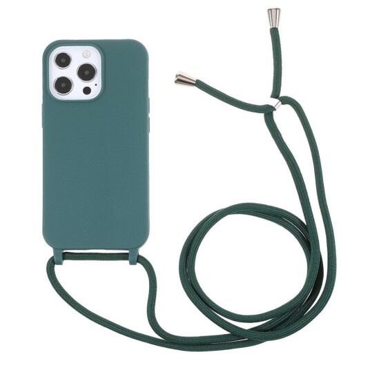 INCOVER iPhone 13 Pro Fleksibelt Deksel Med Stropp - Grønn