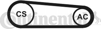 Kileremsett CONTITECH 4PK917 ELAST T1 Kileremsett CONTITECH 4PK917 ELAST T1