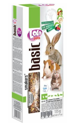 Lolo Pets Lolo Pets Frøstenger Gnager/Kanin Mix 135G