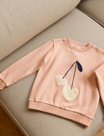 Liewood Thora Placement Sweatshirt   Pink   62/68
