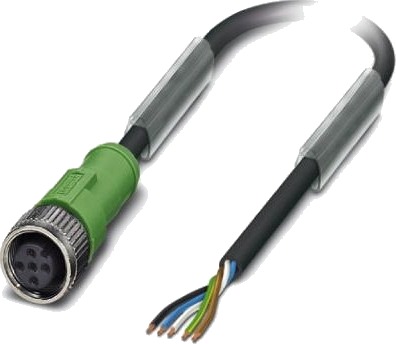 Phoenix Contact Kabel M12 1669835 3m Svart Grå Phoenix Contact Kabel M12 1669835 3m Svart Grå
