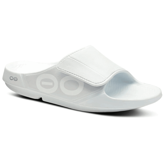 Oofos Restitutionssandal OOahh Sport Flex White White 37