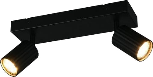Spot TRIO Soka - 2 lamper, Matt svart