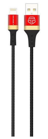 USB til Lightning, 2.0A - 1 m - Gull/Rød