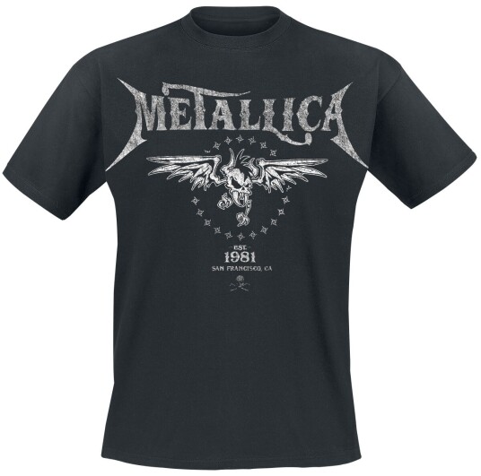 Metallica T-skjorte Biker S til 5XL Herrer svart Metallica T-skjorte Biker S til 5XL Herrer svart