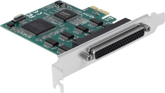 Delock Seriell Adapter Pcie 1.1 Rs-232 X 8 Svart Grønn 90411 90411