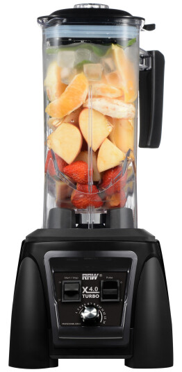 Raw X 4.0 Turbo Blender 2380W med 2.2L kapasitet, Isknusing og 14 hastigheter - Sort