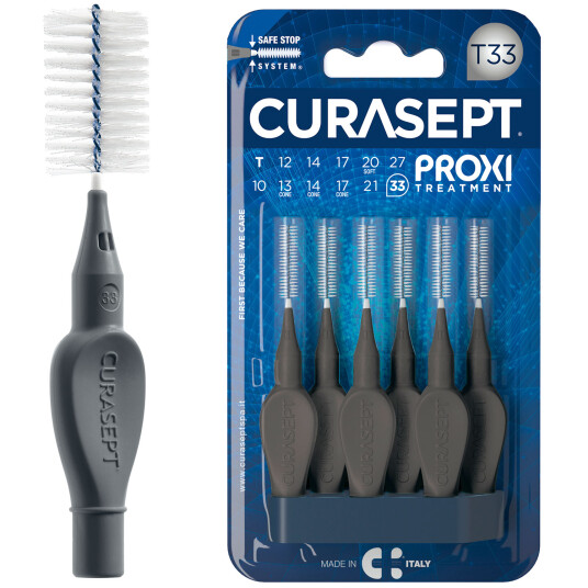 Curasept Interspace Brushes Proxi Treatment 3,3 mm ISO 8 Curasept Interspace Brushes Proxi Treatment 3,3 mm ISO 8