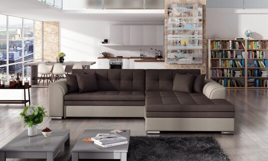 Falseti Sovesofa med Divan Brun/Beige