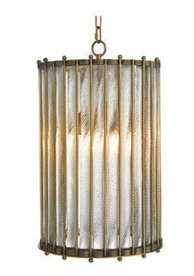 Taklampe Tiziano, messing