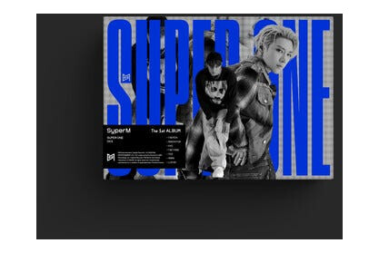 SuperM Superm The 1st Album Super One (Unit C Ver. KAI & TEN) CD SuperM Superm The 1st Album Super One (Unit C Ver. KAI & TEN) CD