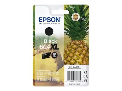 Epson 604XL - XL - black - original - ink cartridge - Blekkpatron Svart Epson 604XL - XL - black - original - ink cartridge - Blekkpatron Svart