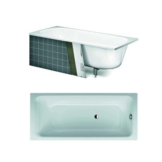 Gustavsberg Kombi Badekar For Innbygging 170cm Hvit