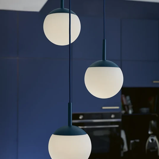Fermob Mooon! Trippel taklampe Anthracite