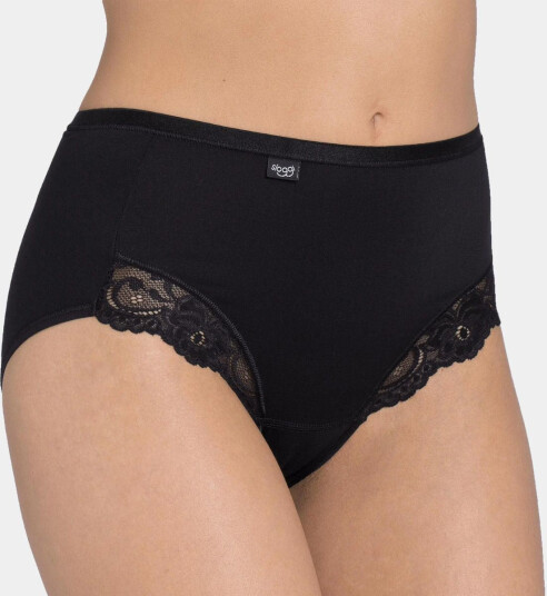 Sloggi Truser 2P Romance Maxi Svart 52 Dame