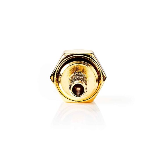 Nedis SMA Connector Rett Hann Gull Belagt 50 Ohm Krympe Kabeltilførselsdiameter: 2.55 Mm Metall 2 Stk. Boks