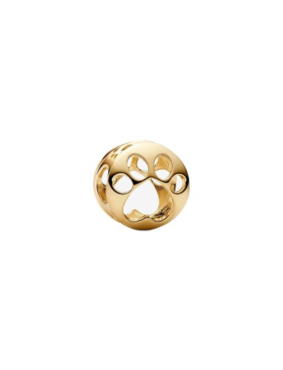 Pandora Paw 14K Gold Plated Charm   NO COLOR   One Size