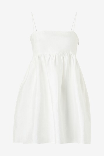 byTimo Kjole Taffeta Strap Dress Hvit