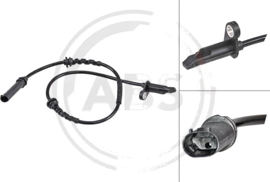 Sensor, ABS A.B.S. 31726 Sensor, ABS A.B.S. 31726