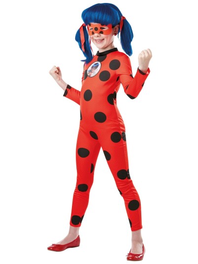 Miraculous Girl'S Miraculous Ladybug™ Kostyme Og Maske Miraculous Girl'S Miraculous Ladybug™ Kostyme Og Maske