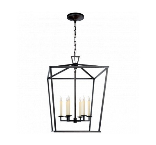 Darlana Large Lantern Black