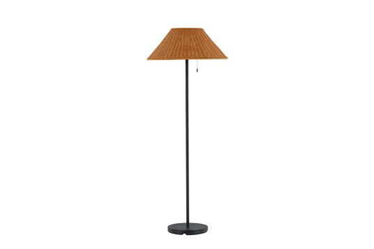 Venture Design Mabis gulvlampe Svart/natur 60 cm Brun Venture Design Mabis gulvlampe Svart/natur 60 cm Brun